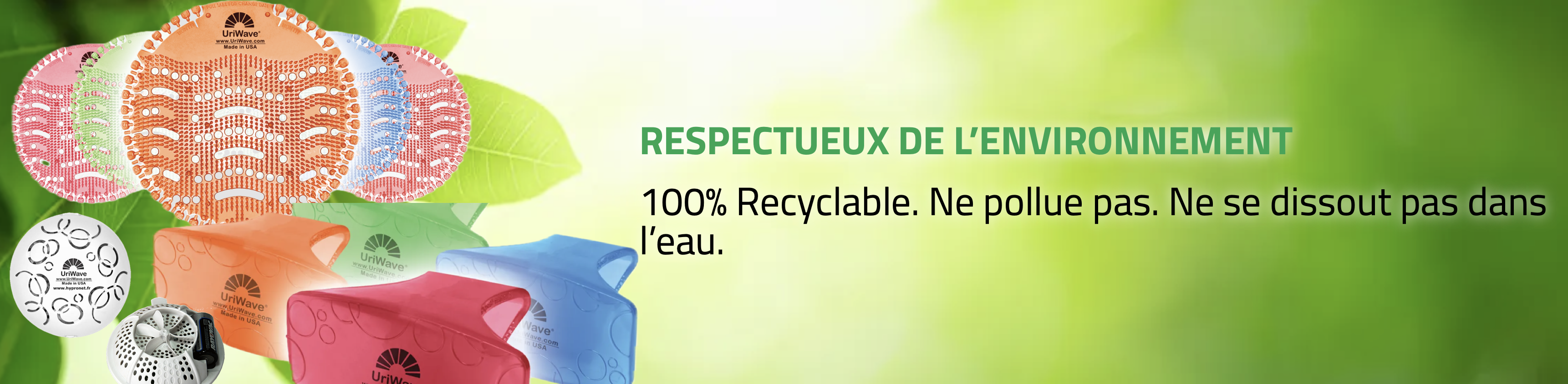 Gamme UriWave désodorisants sanitaire